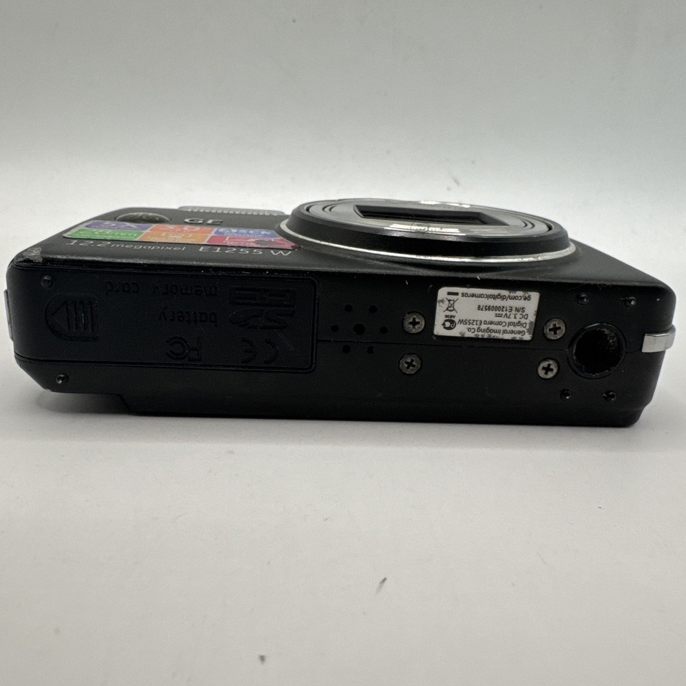 GE Active Series A1255 12.2MP Digital Camera - Black Untested - Picture 5 of 6